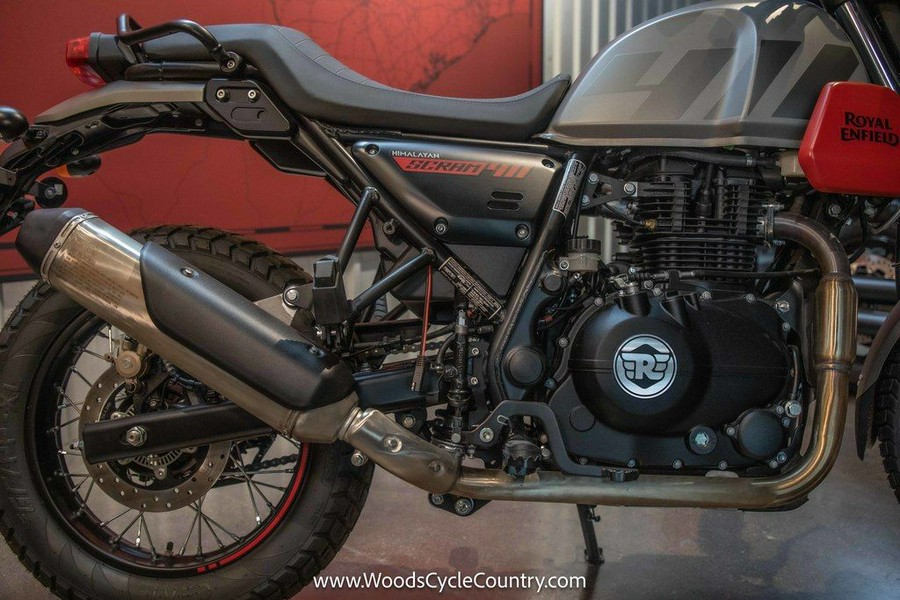 2023 Royal Enfield Scram 411 Graphite Red