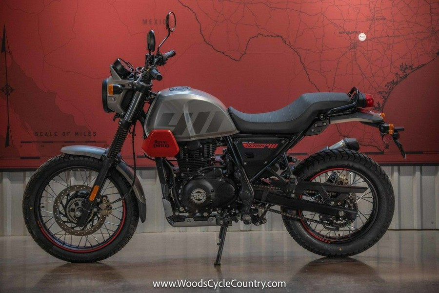 2023 Royal Enfield Scram 411 Graphite Red