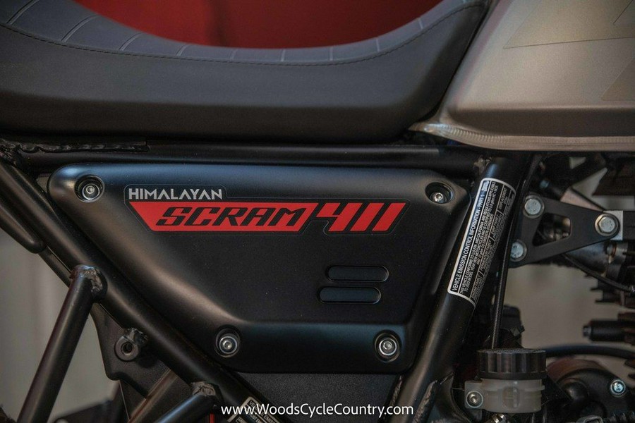 2023 Royal Enfield Scram 411 Graphite Red