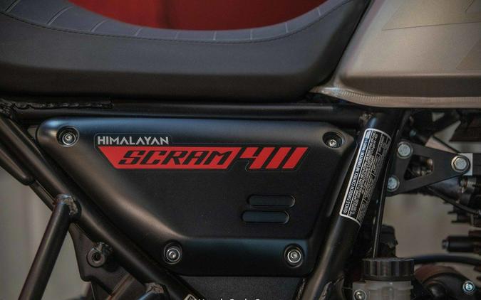 2023 Royal Enfield Scram 411 Graphite Red