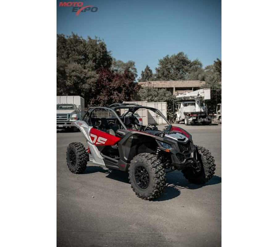 2024 Can-Am® Maverick X3 DS Turbo Fiery Red & Hyper Silver