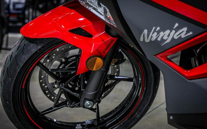 2024 Kawasaki Ninja® 500 ABS Passion Red/Metallic Flat Spark Black