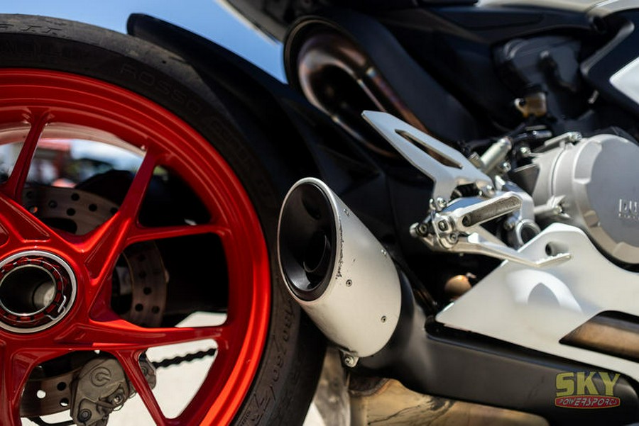 2021 Ducati Panigale V2 White Rosso Livery