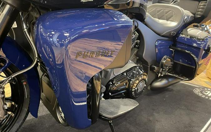 2024 Indian Motorcycle® Pursuit® Dark Horse® with PowerBand Audio Package Springfield Blue