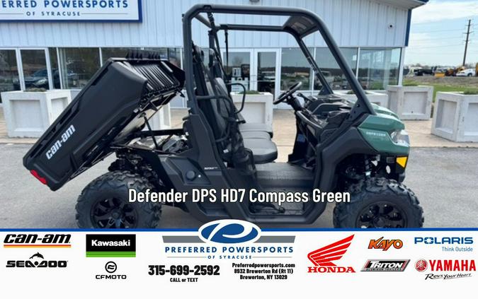 2026 Can-Am Defender DPS HD7 Compass Green