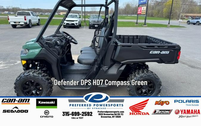 2026 Can-Am Defender DPS HD7 Compass Green