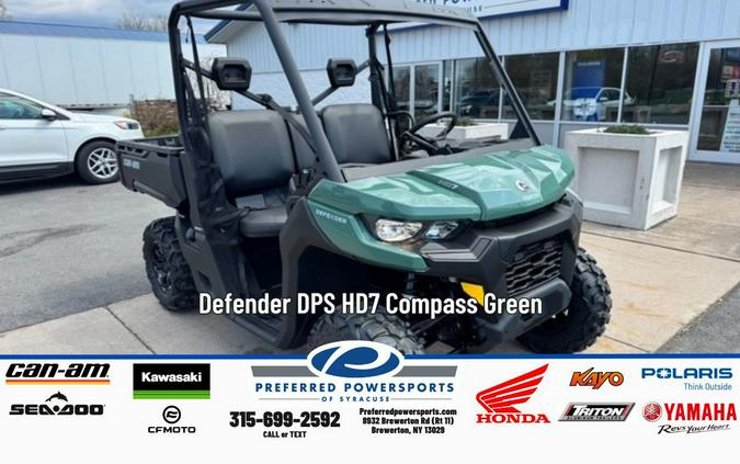 2026 Can-Am Defender DPS HD7 Compass Green