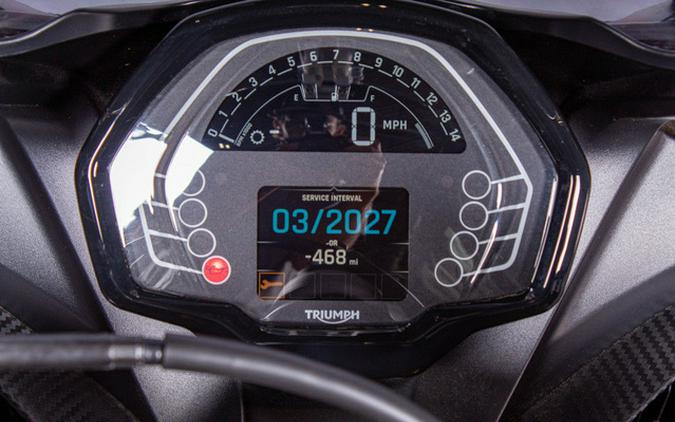 2026 Triumph Daytona 660 Cosmic Yellow / Sapphire Black 660 Sapphire Black