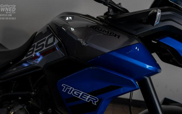 2022 Triumph Tiger 850 Sport Graphite Caspian Blue