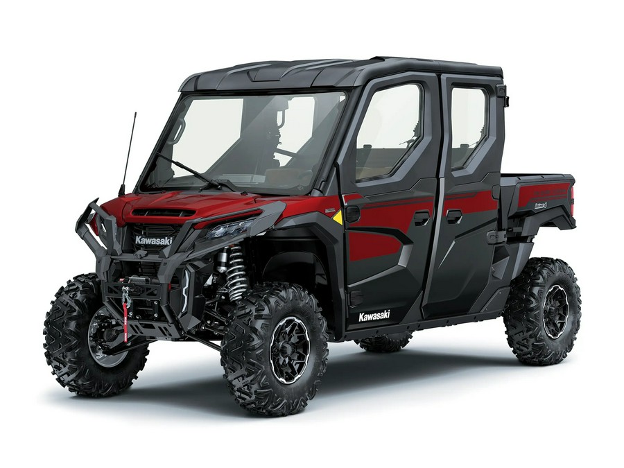2026 Kawasaki Ridge Crew Platinum Ranch Edition HVAC Metallic Deep Red/Ebony - 111018