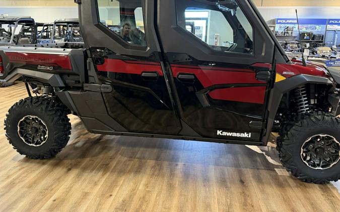 2026 Kawasaki Ridge Crew Platinum Ranch Edition HVAC Metallic Deep Red/Ebony - 111018