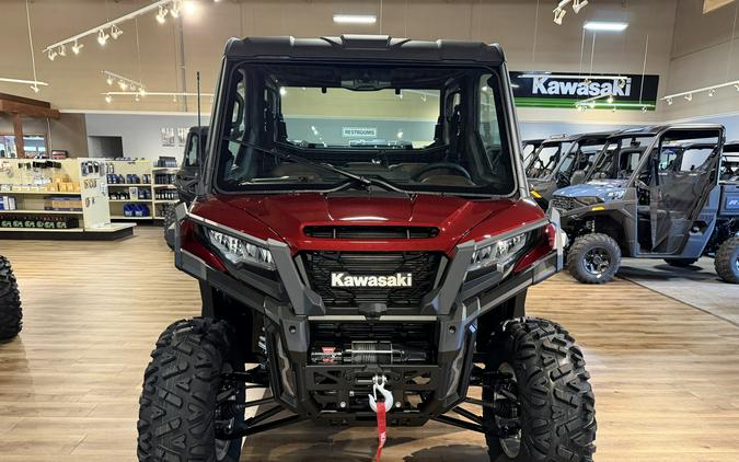 2026 Kawasaki Ridge Crew Platinum Ranch Edition HVAC Metallic Deep Red/Ebony - 111018