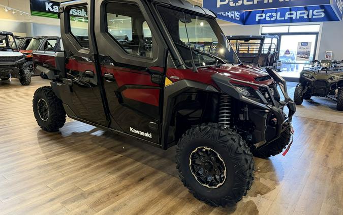 2026 Kawasaki Ridge Crew Platinum Ranch Edition HVAC Metallic Deep Red/Ebony - 111018