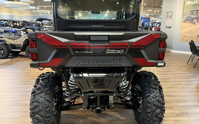 2026 Kawasaki Ridge Crew Platinum Ranch Edition HVAC Metallic Deep Red/Ebony - 111018