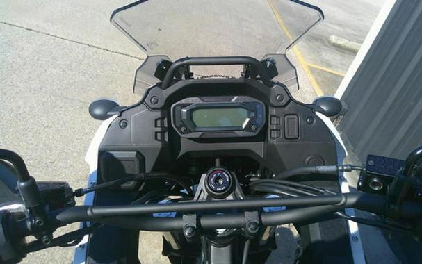 2025 Kawasaki KLR 650 S Pearl Crystal WhiteMetallic Carbon Gray