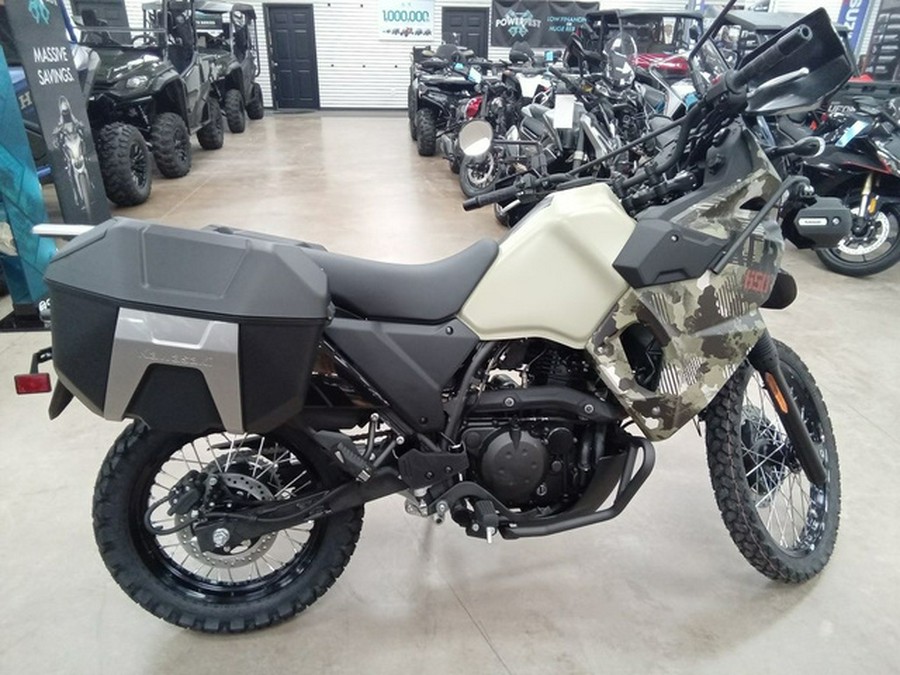 2025 Kawasaki Klr650 Adventure ABS Cypher Camo Beige