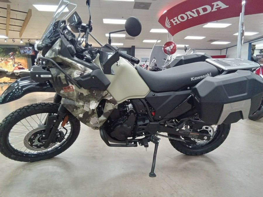 2025 Kawasaki Klr650 Adventure ABS Cypher Camo Beige