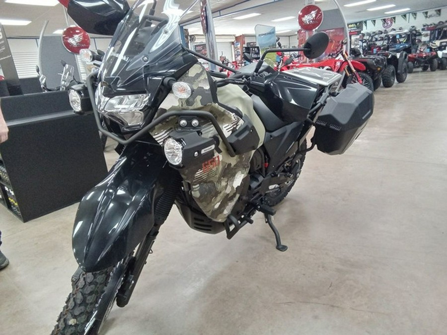 2025 Kawasaki Klr650 Adventure ABS Cypher Camo Beige