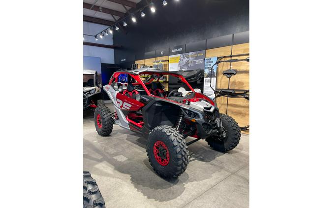 2024 Can-Am Maverick X3 X RS Turbo RR Red&Silver/Blue&Black