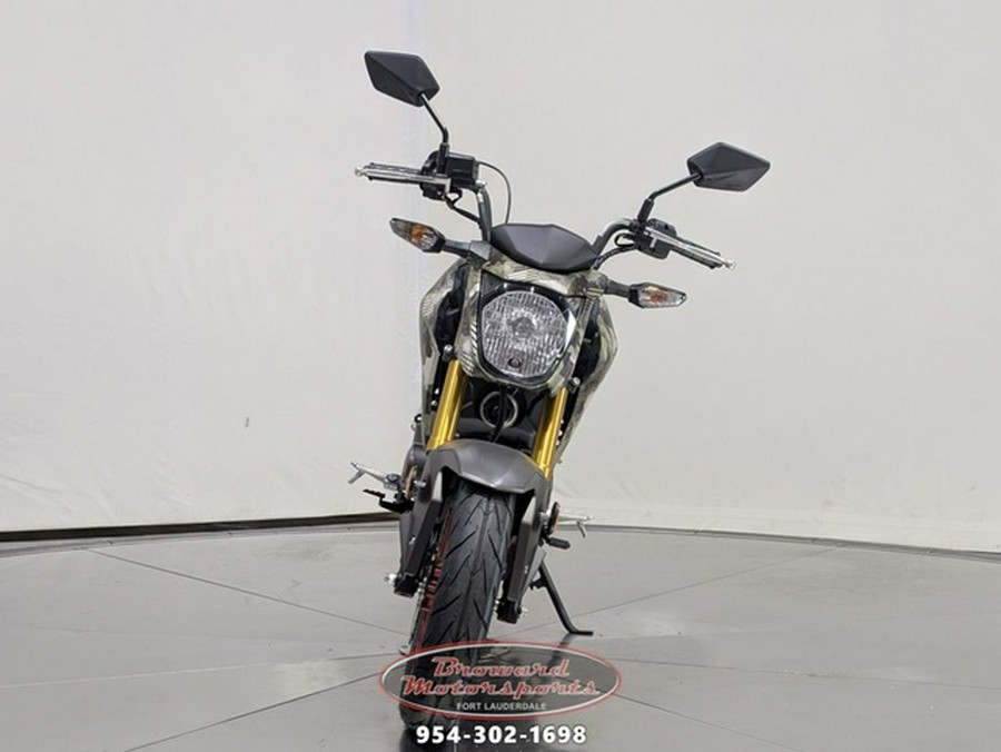 2025 Kawasaki Z125 PRO Cypher Camo Beige