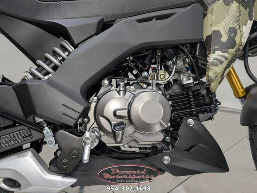 2025 Kawasaki Z125 PRO Cypher Camo Beige