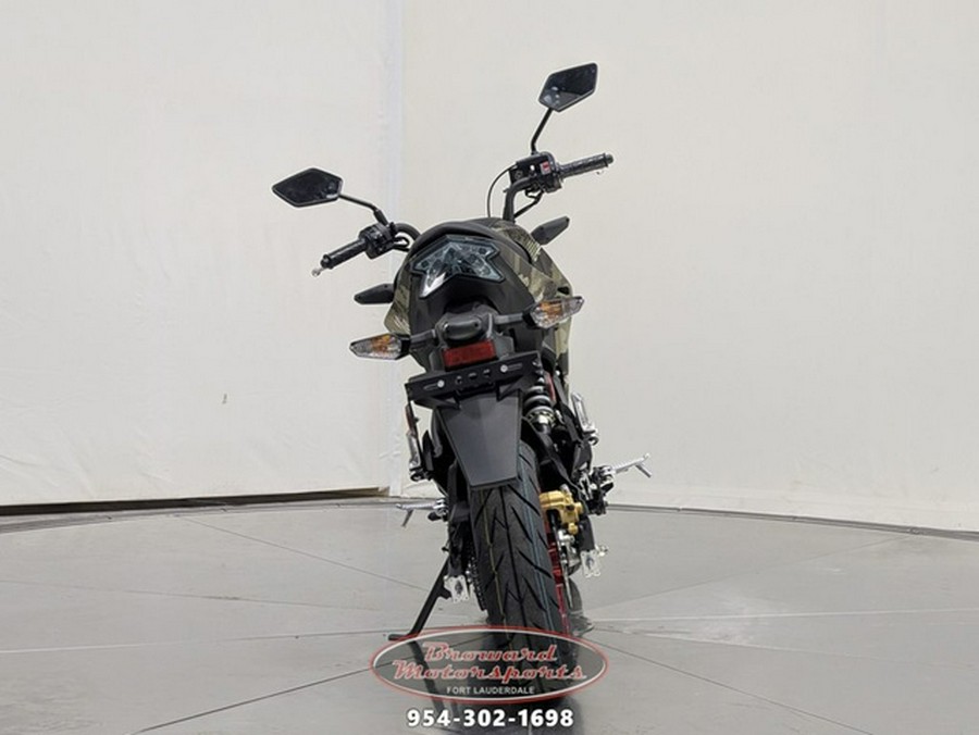 2025 Kawasaki Z125 PRO Cypher Camo Beige