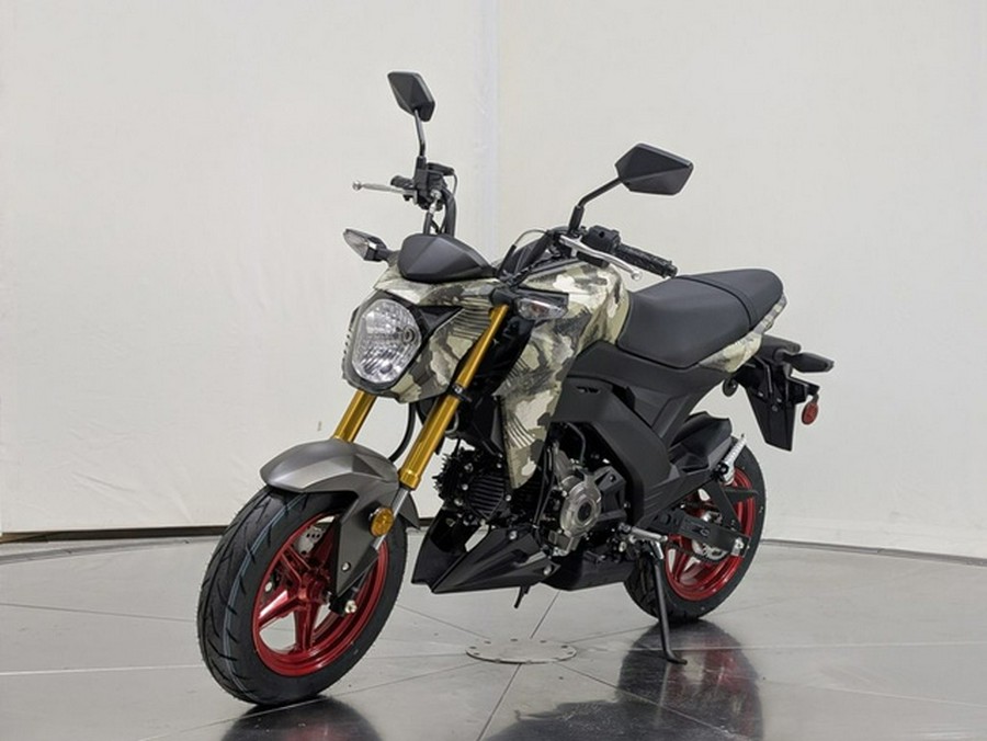 2025 Kawasaki Z125 PRO Cypher Camo Beige