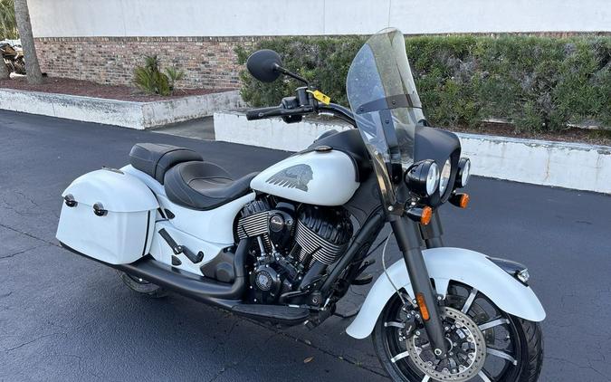 2019 Indian Motorcycle® Springfield® Dark Horse® White Smoke