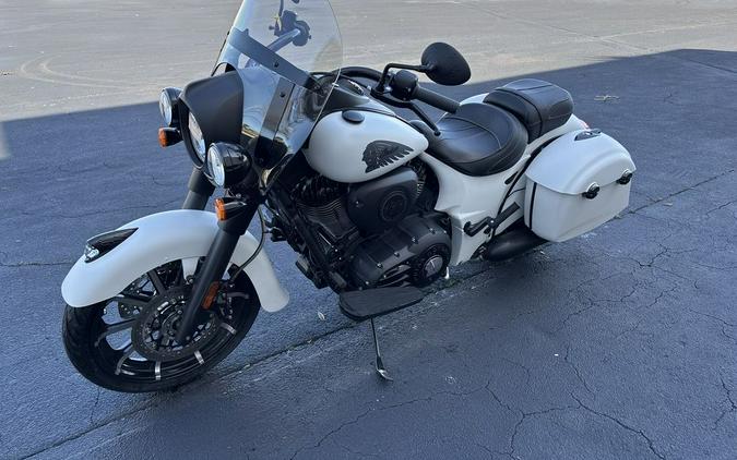 2019 Indian Motorcycle® Springfield® Dark Horse® White Smoke