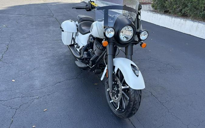 2019 Indian Motorcycle® Springfield® Dark Horse® White Smoke