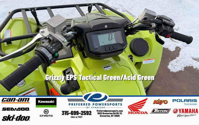 2026 Yamaha Grizzly EPS Tactical Green/Acid Green
