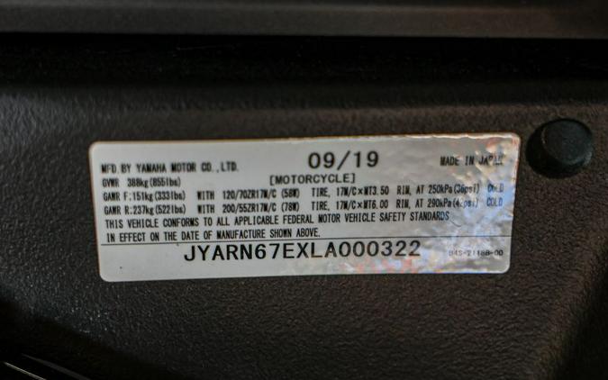 2020 Yamaha YZF-R1M