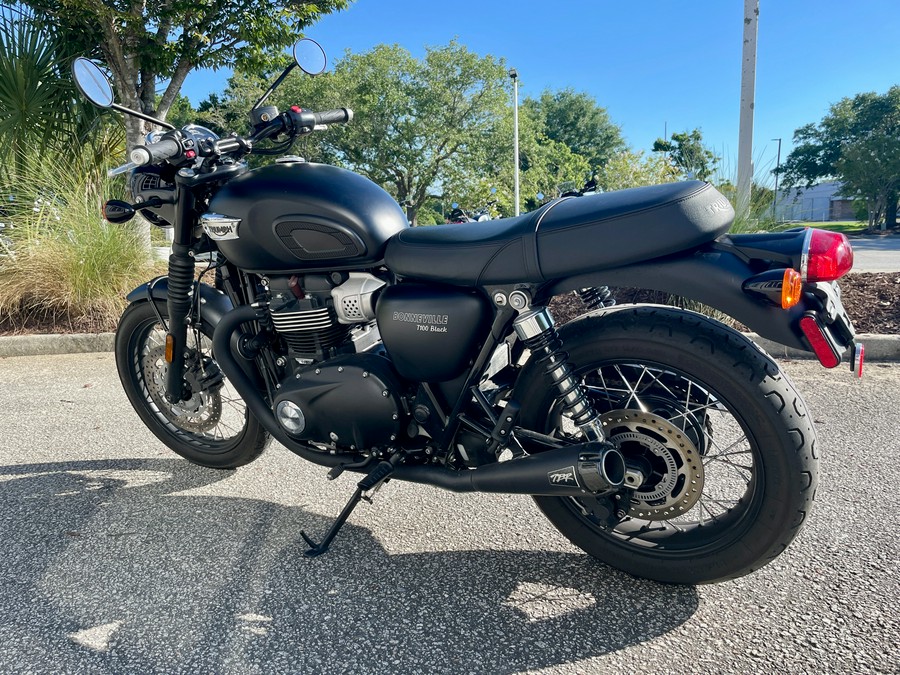 2018 Triumph Bonneville T100 Black