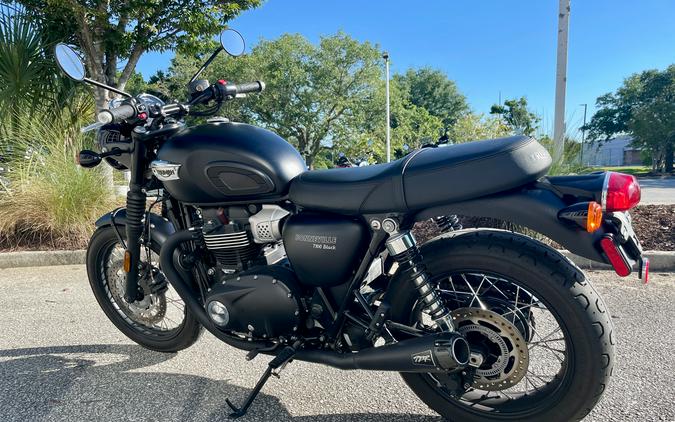 2018 Triumph Bonneville T100 Black