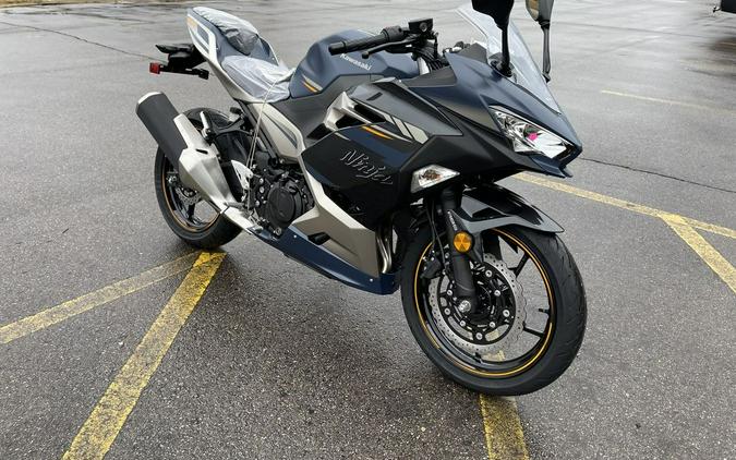 2023 Kawasaki Ninja® 400 ABS Metallic Magnetic Dark Gray/Twilight Blue