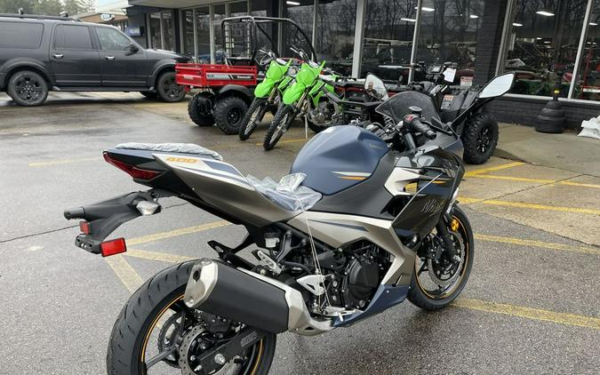 2023 Kawasaki Ninja® 400 ABS Metallic Magnetic Dark Gray/Twilight Blue