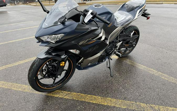 2023 Kawasaki Ninja® 400 ABS Metallic Magnetic Dark Gray/Twilight Blue