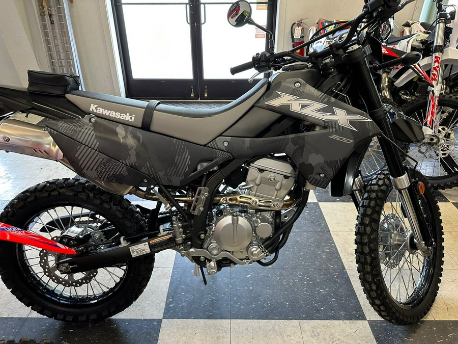 2024 Kawasaki KLX® 300 Cypher Camo Gray (Matte)