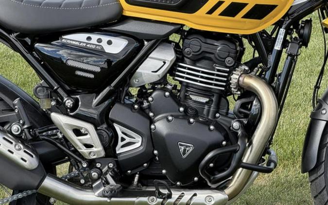 2026 Triumph Scrambler 400 XC Racing Yellow