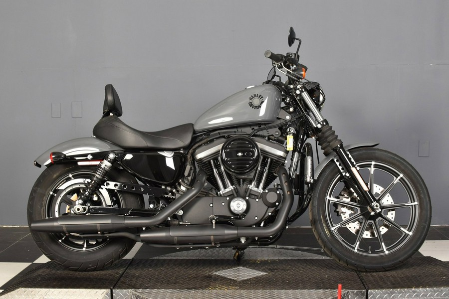 Dossier Passager Amovible (Sissy Bar) Pour Harley Iron 883 XL883N (2009-2022) - Cuir PU, Acier Inoxydable