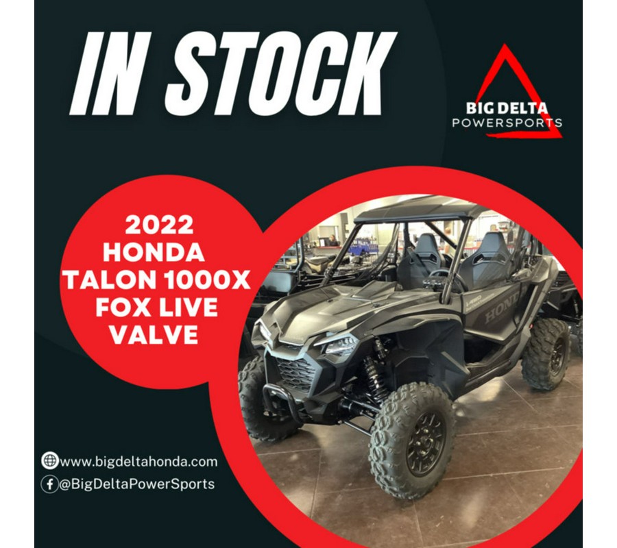 2022 Honda® Talon 1000X Fox Live Valve