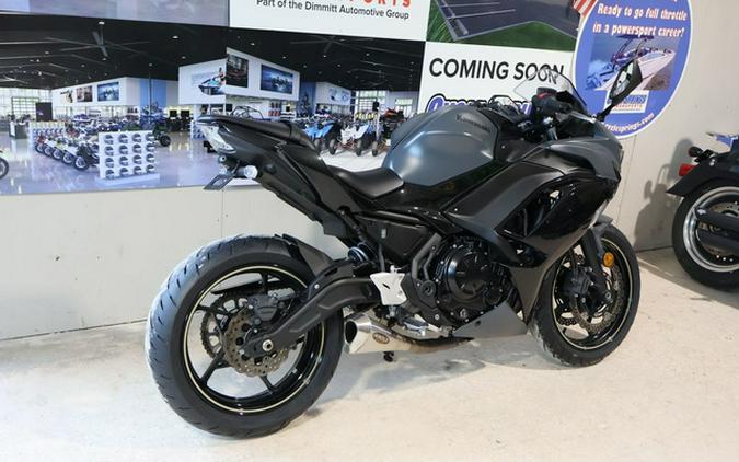 2024 Kawasaki Ninja 650 ABS Metallic Matte Dark Gray/Metallic Spark Black
