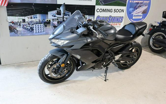 2024 Kawasaki Ninja 650 ABS Metallic Matte Dark Gray/Metallic Spark Black