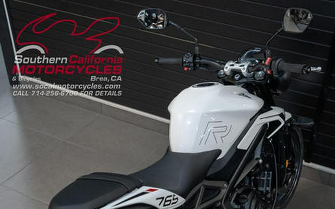 2024 Triumph Street Triple 765 R Crystal White