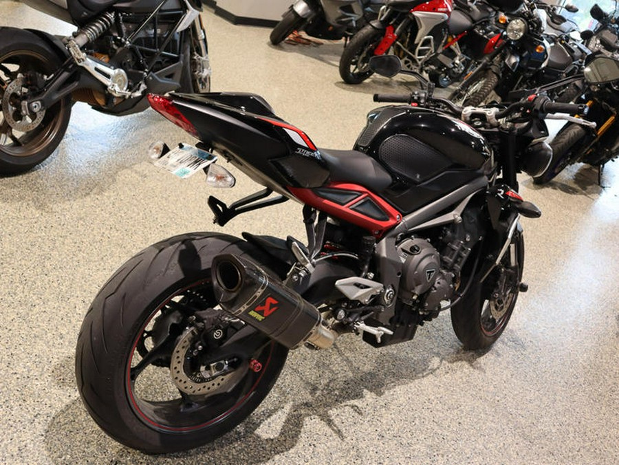 2021 Triumph Street Triple R Low Sapphire Black