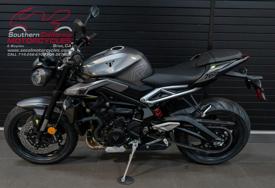 2024 Triumph Street Triple 765 R Silver Ice