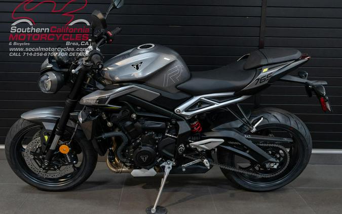 2024 Triumph Street Triple 765 R Silver Ice