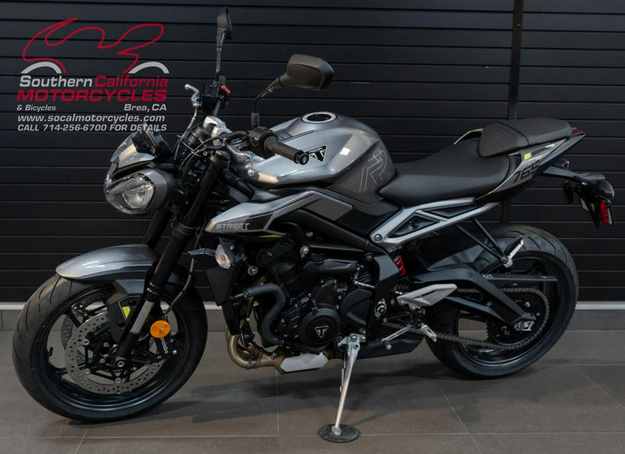 2024 Triumph Street Triple 765 R Silver Ice