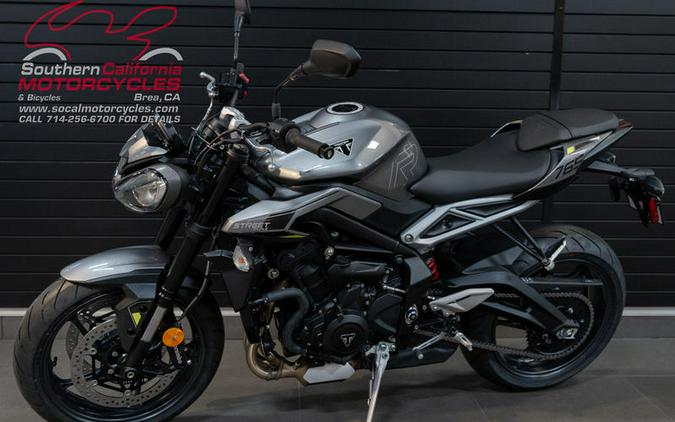 2024 Triumph Street Triple 765 R Silver Ice