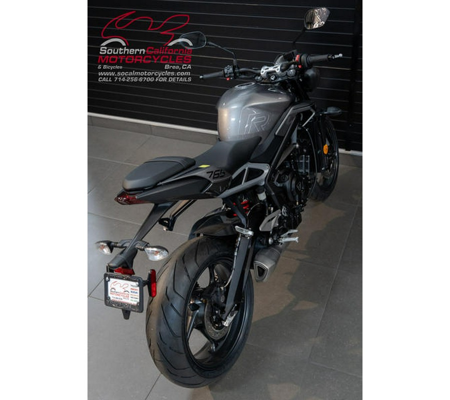 2024 Triumph Street Triple 765 R Silver Ice